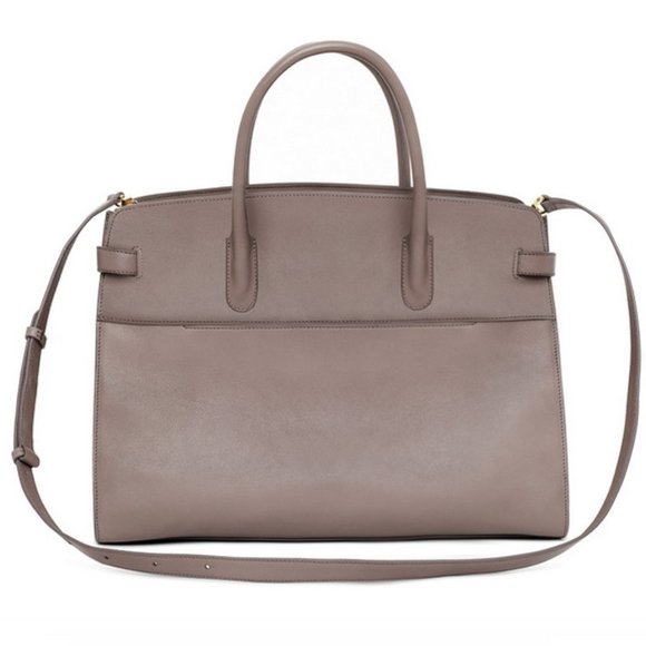 Cuyana Work Satchel, Clay Smooth Leather - Picture 1 of 7